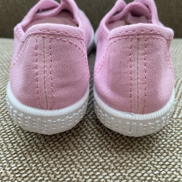 Mini Boden Canvas Laceless Pull On Sneaker. Light Pink, Size EU 27 (US 10). - Picture 8 of 11